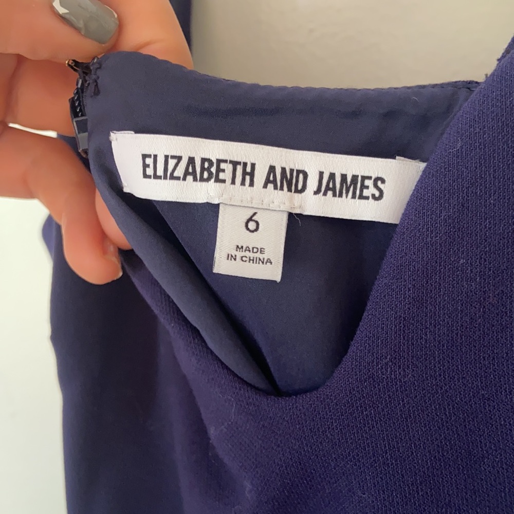 Elizabeth and James navy deep the tank body-conscious dress - Picture 4 of 5